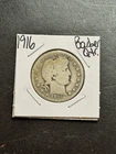1916 P Barber Silver Quarter Good Better Date U.S. 25c Type Coin (Raw18322)