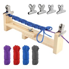 Adjustable Paracord Jig Bracelet Maker Wooden Jig Bracelet Maker,U Shape Wood...