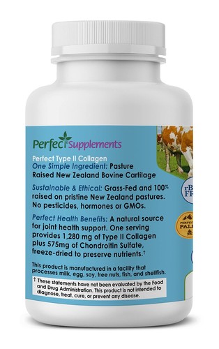 – Perfect Type II Collagen – 150 Capsules – All Natural Type II Collagen – Pa... - Picture 3 of 4