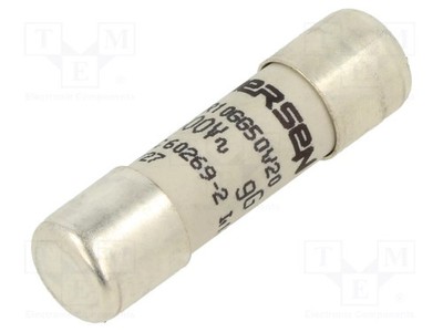 250VDC gG 500VAC Sicherung: Schmelz 10x38mm 20A