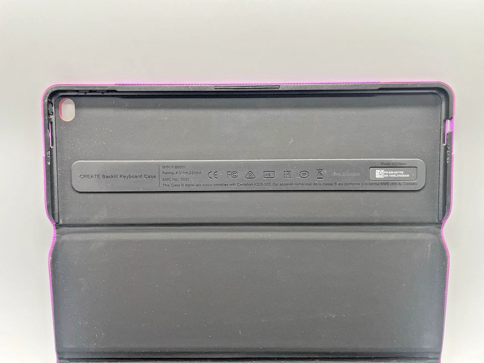 Logitech Create Backlit Keyboard Case for iPad Pro 12.9" - Purple - Used - Image 2 of 4