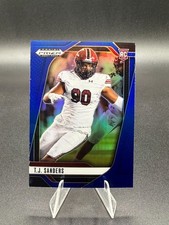 2025 Panini Prizm Draft Picks - T.J. Sanders - Blue Prizm - /249