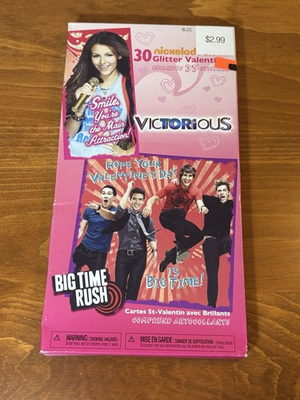 #ad Ultra Rare Big Time Rush amp; Victorious Valentine Cards Stickers. 2011 Am Greet $11.99