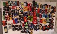 Lot Of 100 Mixed Assorted Used Cars  Trucks With Some Hot Wheels Monster Trucks