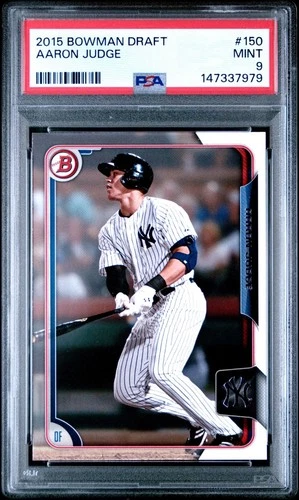 2015 Bowman Draft Paper Aaron Judge #150 PSA 9 Mint