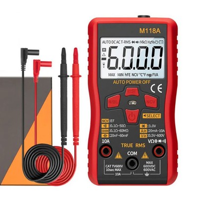 ANENG M118A High-Precision Automatic Range Multimeter Multi-Function Small Elec