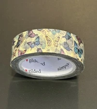 New Simply Gilded Yellow Butterflies 🦋 washi tape 15 mm roll
