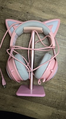 Stincoo Gaming Kopfhörer Earphones Kawaii Cat Katzenohren Rosa Headset