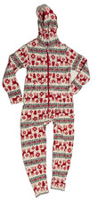 Hanna Andersson 100 4 5 Dear Deer Marshmallow Fleece One Piece Pajama Union Suit