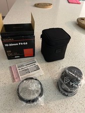 Sigma 10-20mm f/4-5.6 EX DC HSM - Canon EF Mount - Excellent Condition