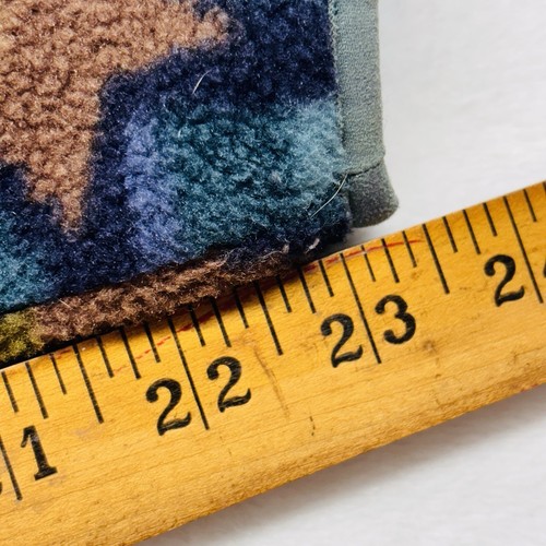 PATAGONIA Synchilla Cedar Mesa Big Geometric Aztec Fleece Blue Green Brown M - Picture 8 of 8