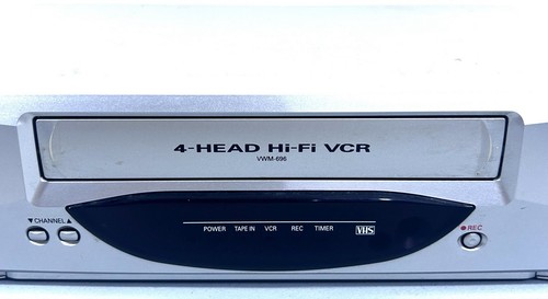 Sanyo VCR 4-Head HiFi VHS Tested Working VWM-696 No Remote - Picture 3 of 9