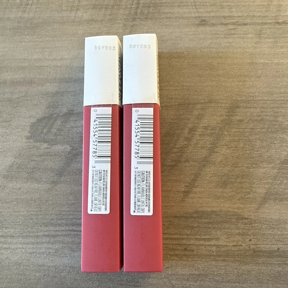 Lápiz labial líquido mate Maybelline SuperStay, 150, ¡paquete de 2! Foto 2 de 3