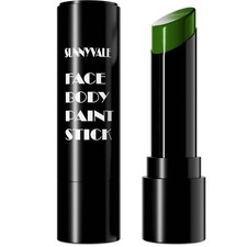 SUNNYVALE Halloween Wicked Witch Green Face Body Paint Stick Cream, Dark Green