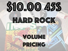 $10.00 45s - Hard Rock - $5.00 shipping -Volume Pricing- Def Leppard Guns nRoses