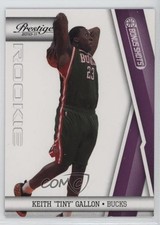2010-11 Prestige Rookie Bonus Shots Purple 6/49 Keith Gallon Tiny #207 3y4