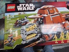 LEGO Star Wars: Trade Federation MTT (7662) NEW Factory Sealed Bags Popped Taped