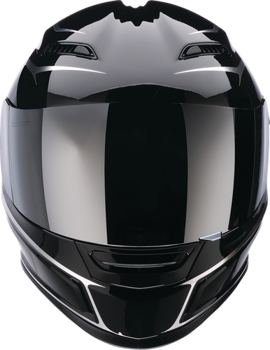 Z1R Jackal Helmet - Foil - Black/Silver - 2XL 0101-18415 - Foto 2 di 4