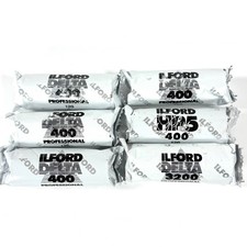 Ilford 120 Delta 400  3200  HP5 Plus Lot 6 Rolls Black  White Film Expired