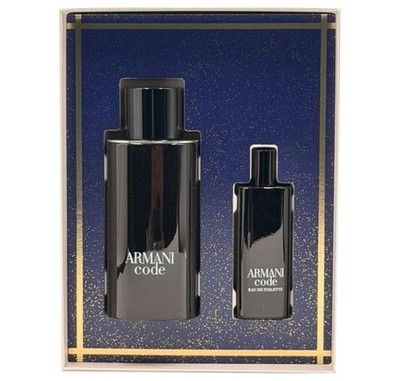 Armani Code Cologne by Giorgio Armani 2pc Set-4.2oz EDT Sp+0.5 oz EDT Spray Mini