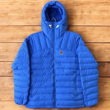 Fjällräven 1974 Expedition Pack Down Hoodie Mens Large UN Blue NWT $280