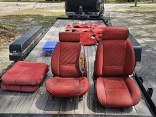 1987 Camaro With Split Rear Seat Charcoal Deluxe Cloth Full Set Upholstery