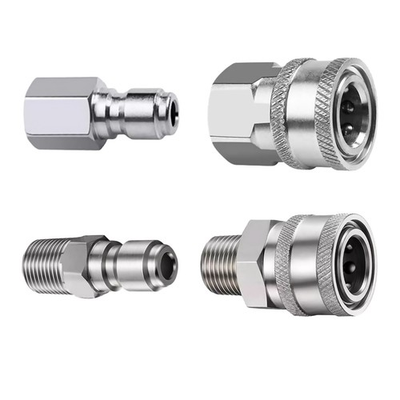 #ad 4pcs NPT 3 8 Inch Max 5000 PSI sturdy and durable pressure washer adapter kit $17.16