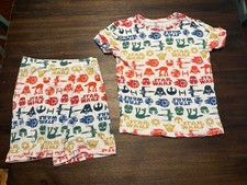 GAP Star Wars Kids Pajamas - 2 Piece Set- Short Sleeve Youth Size 14