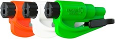 resqme Original Emergency Car Escape Tool 3 Pack Orange White Lime