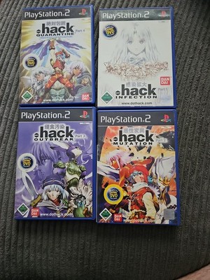 Playstation PS2 Spiele dot .hack 1-4 komplett rare Deutsch Anime