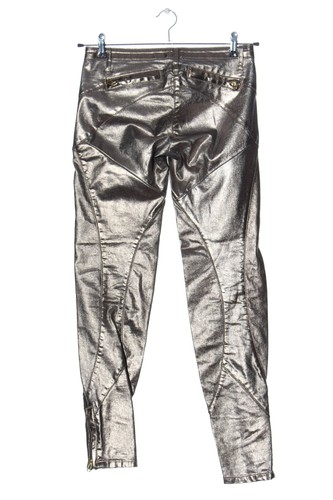 FAITH CONNEXION Pantalone a sigaretta Donna Pantalone Taglia IT 38 argento - Foto 2 di 5
