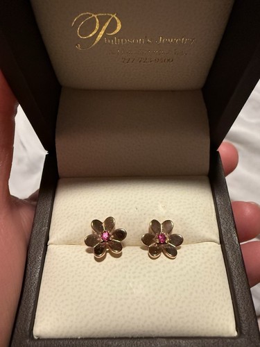 14k Rose Gold . High Quality Ruby