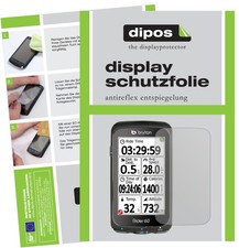 3x Pellicola Protettiva per Bryton Rider 60E Protezione Schermo Antiriflesso