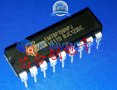 1pcs EM78P156ELP ORIGINAL 8-BIT MICRO-CONTROLLER DIP-18 1pcs EM78P156ELP ORIGINAL 8-BIT MICRO-CONTROLLER DIP-18