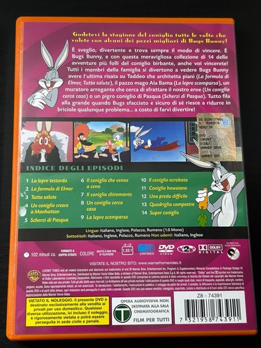 LOONEY TUNES BUGS BUNNY VOLUME 1 2 e 3 - DVD ITA WARNER in italiano - Picture 4 of 10