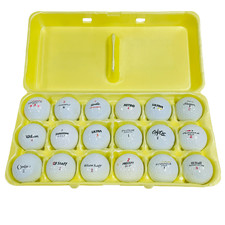  18 Miscellaneous Assorted Mixed Brands White Golf Balls