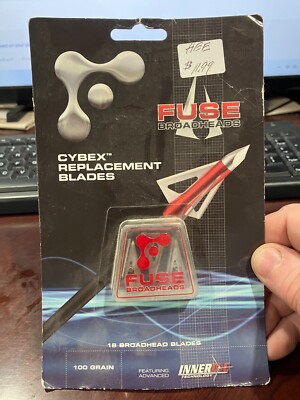 Cybex Fuse Broadhead Replacement Blades InnerLoc 100 Grain 18 Blades