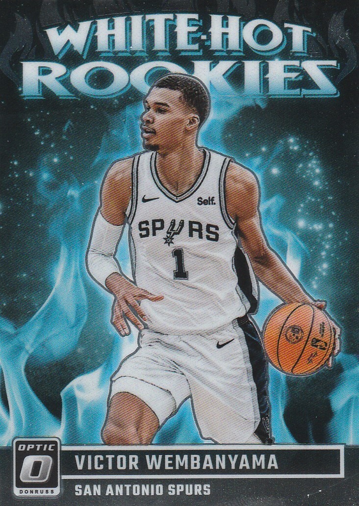 2023-24 Optic Victor Wembanyama White Hot Rookies | eBay