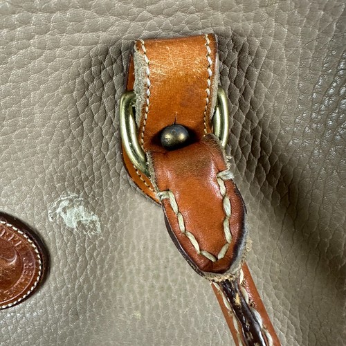 Dooney & Bourke Vintage All Weather Pebbled Leather Satchel Handbag made in USA - Picture 4 of 21