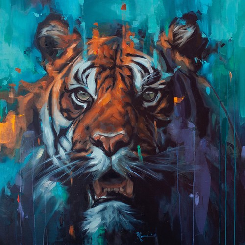 Frank Pretorius - Rinsi El Todopoderoso - Arte de pared estampado en lona - 3 tallas disponibles - Imagen 2 de 4