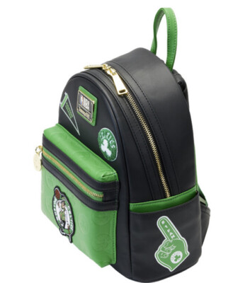 NBA Boston Celtics Patch Icons Mini Backpack Loungefly Loungefly NBA Boston Celtics Mini Backpack | BoxLunch main image 4