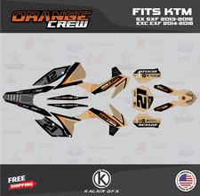 KTM Sx/sxf 125-450 2013-2015 Team TLD USA Graphics Plastic Kit Gr1529 for  sale online | eBay