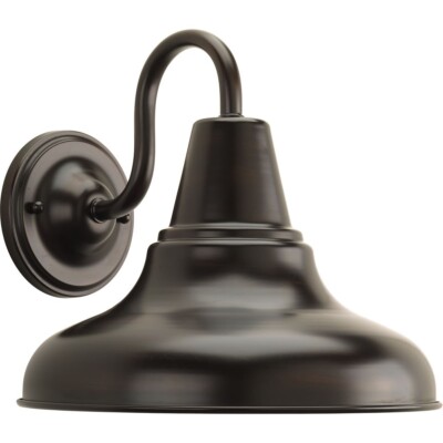 District Collection One-Light Antique Bronze Wall Lantern by Progress Lighting