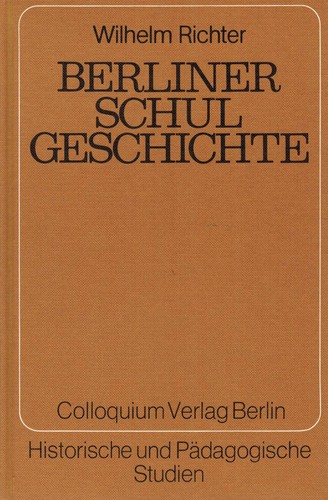 Wilhelm Richter - Berlinese Schulgeschichten #B2033515