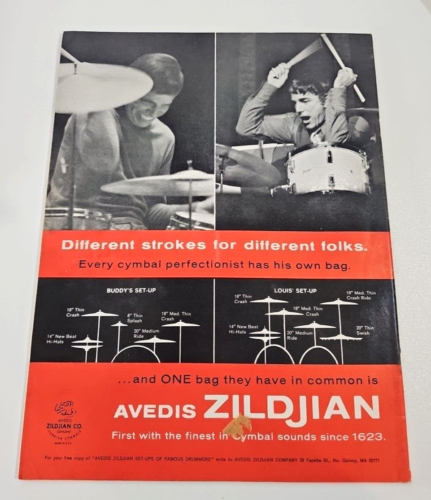 Down Beat Magazine March 16, 1972 Max Roach, Bobby Colomby, Elvin Jones, drums - Picture 6 of 8