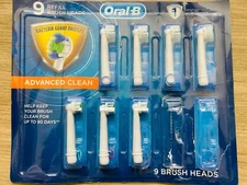 7ct Original Oral-B Advanced-clean  Replacement Refill Electric Toothbrush Heads