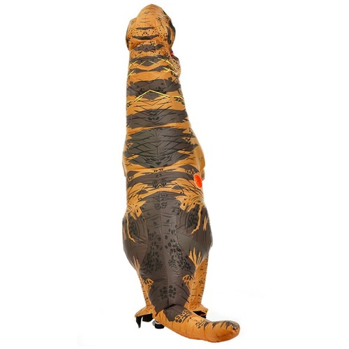 T-Rex Costume Gonfiabile Festa Cosplay Halloween Abiti Blow Up Per Adulti - Foto 6 di 7