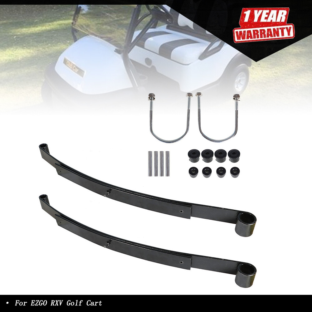 Heavy Duty Golf Cart Rear Leaf Spring Kit (2 Leaf ) For EZGO RXV 2008 ...