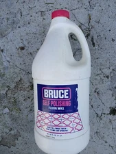 Bruce Self Polishing Floor  Wax Hardwood Floor Finish 64oz Nos Plastic Bottle