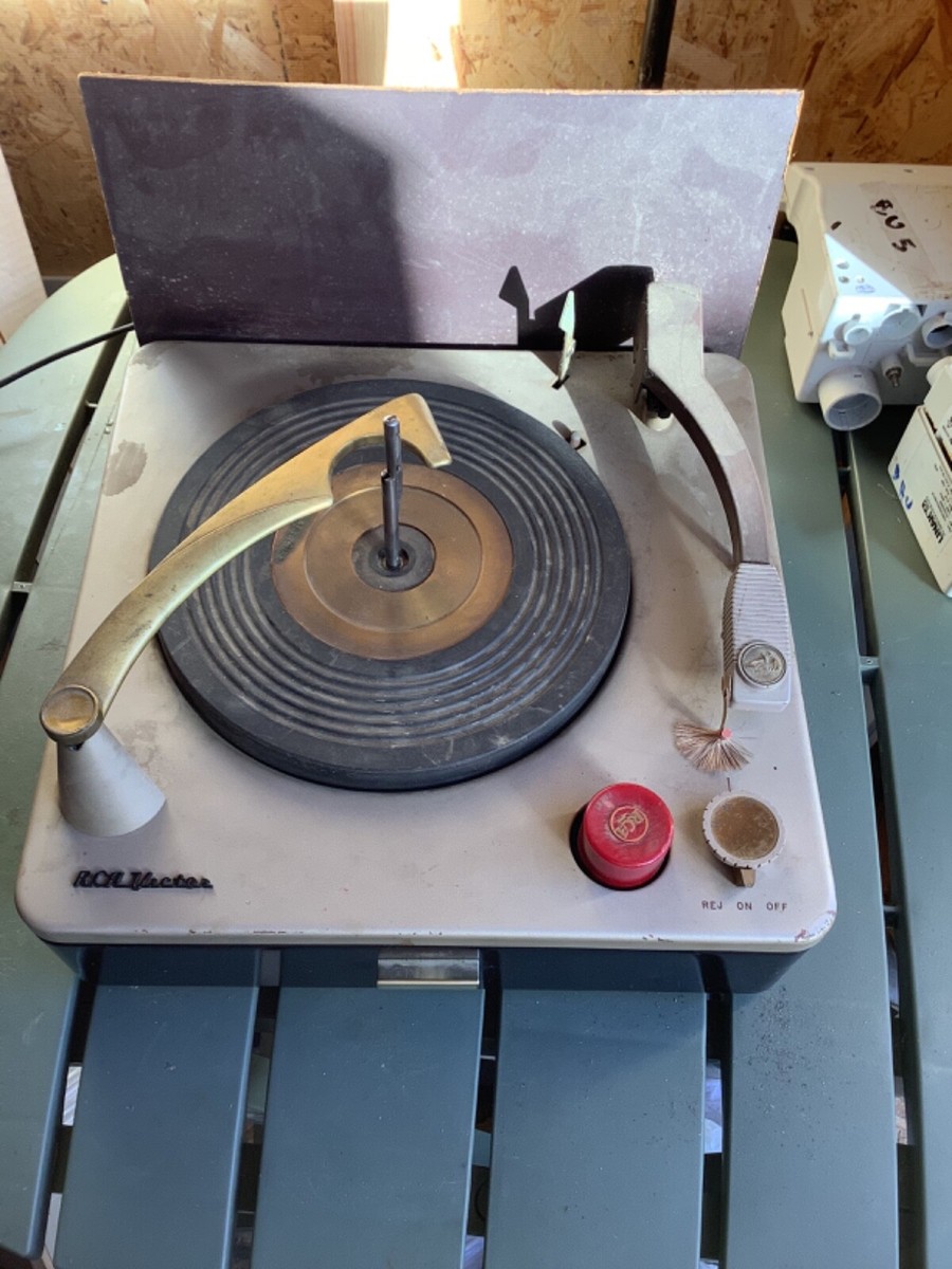vintage rca record player with changer rvg 274 522 rp i97d1
